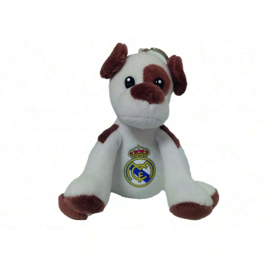 Llavero de Peluche Real Madrid Perro Envío Desde España - Blanco - Ver 1