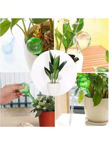 3pcs/1pc Automatic Watering Ball - Automatic Watering System For Indoor Plants And Potted Flowers | Easy-To-Use Plant Waterer, Promotes Healthy Growth, Suitable For Home And Office Gardens, PVC Automatic Watering Ball - Multicolor - View 4