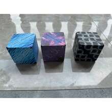 Versatile Geometric Magnetic Magic Cube, 3D Puzzle Cube, Geometric Puzzle, Thanksgiving, Christmas Gift, Classic Stress Relief Infinite Reversible, Multiple Colors Available. - Multicolor - View 4