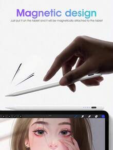 Universal Capacitive Pen For Mobile Phones And Tablets, Suitable For Android And Apple , Precise Touch, Smooth Writing High-End Capacitive Pen (Not Suitable For Tablets With Resistive Screen And Electromagnetic Screen),90mah - Multicolor - View 3