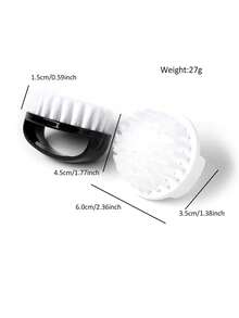Finger-Clip Nail Cleaning Brush, Nail Dust Cleaning Brush, Portable Nail Dust Removal Cleaning Tool - Multicolor - View 5