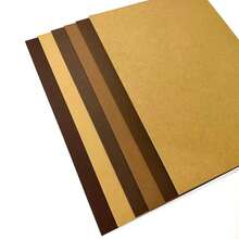 30 Sheets Assorted Brown Cardstock/230g A4 Paper/Suitable For Bohemian Style Scrapbooking, Card Making, Invitations, DIY Arts & Crafts, Scrapbooking Supplies, Rustic Paper Design, Durable Paper Material, Thick Paper Material, Perfect For Thanksgiving - 30 Sheets Brown Gradient Cardstock - View 1