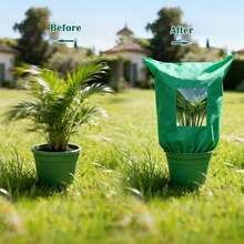 Plant Frost Protection Covers With Viewing Window Reusable Drawstring Tree Cover Winter Tree Blanket With Zipper For Plants Frost Protection Cloths Garden Outdoor Yard - Protective Cover - View 9