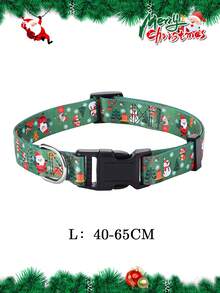 Pet Dog Cat Snowman Collar, Colorful Christmas Pet Collar, Adjustable Collar, Suitable For Cats And Dogs, All Seasons, Party Photography, Christmas Decoration Accessory - Multicolor - View 13