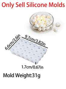 Oyster Shell & Baroque Pearl Silicone Mold DIY Aroma Candle Gypsum Jewelry Tray Mould 3D Simulation Oyster Shell Silicone Mold Irregular Pearl Mould For Handmade Soy Wax Craft - Mold - View 11