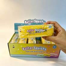 Butter Stick Squeeze Toy, Soft Silicone Cream Bar, Colorful Stress Relief Gadget - Multicolor - View 10