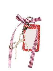 Fashion Polka Dot Print Card Holder Pendant, Bag Charm, Key Chain, Wallet, Business Bank Credit Card Holder For Men And Women , Badge Holder - Multicolor - View 14