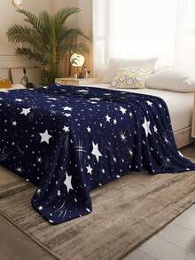 1pc Modern Style Soft & Comfortable Blanket, Minimalist Cool Design, Multi-Purpose Throw For Sofa, Bed, Outdoor Camping, Leisure, Home, Picnic, Travel, All-Season Comfort, 280gsm Polyester, Machine Washable - Multicolor - View 5