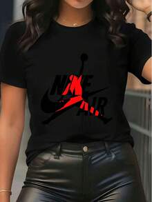 Women T-Shirts - 黑色 - 查看 1