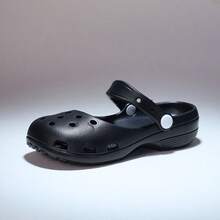 Ballet Style Mary Jane Clogs For Women, 2026 New Summer Outdoor Wear, Soft Sole, Non-Slip, Breathable, Durable, Comfortable Slip-On Sandals, Hollow Design, Beach Sandals, Slouchy Shoes For Teenage Girls, Spring And Autumn New - Black - View 13