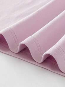 mini bala 2026 Autumn Unisex Young Girl Tencel Zip Long Sleeve Base Tee Moisture Wicking Antibacterial Skin‑Friendly Fabric - Pink - View 8