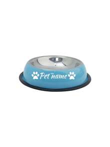 Personalized Stainless Steel Dog Bowl With Non Slip Bottom, Dog Bowl For Small Medium & Large Dogs, Custom Pet Name Dog Feeding Bowl For Food & Water - Multicolor - View 27