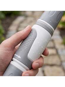 Adjustable Garden Hose Spray Nozzle With Flow Control Valve, Straight Watering Sprayer With TPR Non Slip Grip And Quick Connector Nipple, Adjustable Water Pattern From Focused Stream To Fine Mist Ideal For Garden, Lawn And Plant Watering - View 3