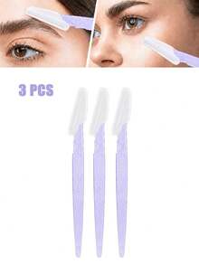 24PCS/12pcs/6pcs/3pcs/1pc Eyebrow Shaving Set For Women And Men, Includes Storage Box With Safety Cap, Eyebrow Trimmer For Trimming And Shaping Beautiful Eyebrows, Facial Hair Removal Razor, Washable And Reusable, Suitable For Facial And Body Hair Removal, Essential Tool For Hair Salon, Makeup And Beauty Industry And Daily Use, Beauty And Travel Accessory - Multicolor - View 10