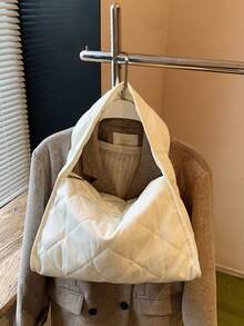 Fashion Versatile New Design Niche Super Popular Minimalist Retro Shoulder Underarm Bag Large Capacity Handbag Tote Bag Suitable For Shopping, Dating Elegant Women's Bag - Multicolor - View 2