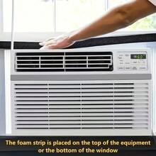 Black Non-Stick Foam Air Conditioner Wind & Rain Proof Tape - Non-Adhesive Foam Sealing Strip, Suitable For Air Conditioner Door & Window Sealing, Sound Insulation - Multiple Styles - View 1