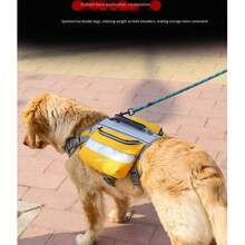 Ransel Anjing Besar Golden Retriever: Termasuk Tali Penuntun Portabel dan Ransel Hewan Peliharaan Khusus. Saat Bepergian, Bawa Tali Penuntun Anjing Portabel dan Tas Camilan Anjing. Labrador/Doroway/Anjing Gembala Besar Dapat Menggunakan Tas Ransel Khusus yang Dapat Dilepas. - MultiWarna - View 8