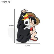 One Piece Q版動漫角色琺瑯領針路飛 索隆 山治 喬巴 羅賓 布魯克 胸章 徽章 背包裝飾 粉絲禮物 - 彩色 - 查看 21