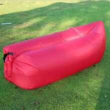 1pc Portable Quick Inflatable Lazy Sofa Bed, Lightweight Waterproof Air Lounger For Land & Water Use, Easy To Store Outdoor Inflatable Couch For Beach Camping Pool Picnic Travel - Multicolor - View 15