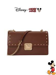 Disney Exclusive IP Crossbody Bag With Chain Strap, Exquisite And Lightweight, Perfect Gift Choice - Brown - View 1