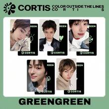 5 بطاقات صور من ألبوم CO RTIS GREENGREEN، بطاقة حظ YZY 2.0 - متعدد الألوان - مشاهدة 2