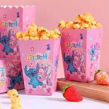 6pcs/12pcs/24pcs Anime Cartoon Theme Party Candy Boxes, Suitable For Halloween Party Decoration, Theme Party Gift Boxes, Candy And Cookie Boxes, Party Gift Bags, Party Gift Boxes, Suitable For Birthday Party, Candy And Popcorn Boxes Decoration, Suitable For Back To School Party, Holiday Essential Party Supplies - Multicolor - View 1