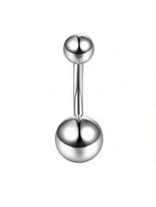 5pcs Elegant Multi-Style Rhinestone Belly Button Rings, Suitable For Daily Wear And Summer Beach Body Piercing Jewelry, Exquisite Sparkling Piercing Jewelry Set - Silver - View 8