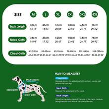 Dog Warm Winter Jacket, Windproof Pet Jacket (With Leash Hole) | Winter Jacket, Thick & Warm, Waterproof Dog Coat With Reflective Strip, Suitable For Cold Weather - Green - View 3