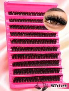CMAYOME 600/684/708/720pcsDIY Eyelash Clusters, Baby Eyes, Anime Eyelashes, Enlarged Eyelashes For Both Eyes, Elongated Eye Tails, Suitable For Various Makeup Looks, Popular Eyelashes Small And Cheap, Suitable For Daily Use, Parties - DD - View 15