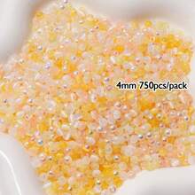 150/750顆 4mm AB彩色貓眼玻璃珠，DIY手機鍊、手鍊、項鍊珠寶手工材料 - 4mm - 查看 21