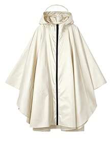 1pc Unisex Hooded Rain Poncho, Waterproof Cape-Style Raincoat, Lightweight Packable Rainwear For Outdoor Cycling Hiking Travel - Stylish Heavy-duty Raincoat - View 15