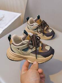 Casual Fashion Baby Sports Shoes Suitable For Daily Wear - Khaki - View 10