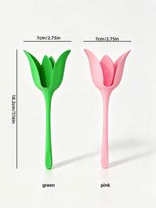 2/4/8pcs Tulip Shaped Napkin Holder, Flower Style Napkin Stand, Creative Tabletop Napkin Decor - View 8