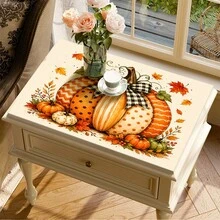Thảm thoát nước/thảm thấm hút/thảm làm khô họa tiết bí ngô mùa thu cho máy pha cà phê và bát đĩa - thảm bảo vệ mặt bàn bằng polyester thấm hút với đế cao su chống trượt, dùng trang trí mặt bếp, quầy bar tại gia và làm tấm lót bàn ăn - Nhiều màu - Xem 4