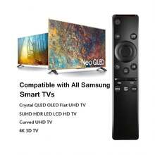三星智慧電視通用遙控器替換件，適用於 LED QLED LCD UHD HDTV 4K 8K 3D HDR 曲面框架智慧電視 - 查看 7