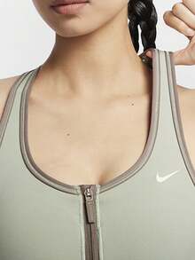 Nike Authentic Swoosh 女款中強度支撐前拉鍊運動內衣 HV4878-377 - HV4878-377 - 查看 3