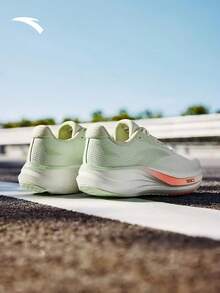 Anta Sepatu Lari Champion 5 Wanita Peredam Guncangan dan Pemantulan, Sepatu Atletik Pendukung Bernapas dengan Sol Anti Selip - Abu-abu Hijau - View 3