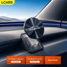 LCARS New Energy Vehicle Magnetic Phone Mount - Compatible With 2024-2025 Model 3 Highland And Model Y Launch Air Vent Installation, Space-Saving Design With Unobstructed View (Not Compatible With Older Models) - D18+C02 - View 7