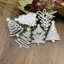 1 buah Templat Pemotong Logam untuk Kartu Ucapan Bintang Pohon Natal, Templat Pemotong Dekorasi Bunga Pohon Natal, Kertas Timbul untuk Pembuatan Kartu - Cocok untuk Timbul Scrapbooking, Alat Kerajinan Tangan Tahan Lama, Kartu Ucapan Buatan Tangan DIY, Amplop, Jurnal, dan Album Foto - Pohon Natal - View 3