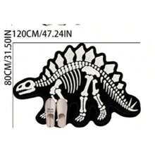 1 pieza Alfombra decorativa de fósil de dinosaurio, alfombra engrosada, alfombra gruesa, alfombra de felpa, alfombra engrosada, alfombra decorativa, decoración de dormitorio, alfombra pequeña, alfombra, decoración del hogar - Multicolor - Ver 11