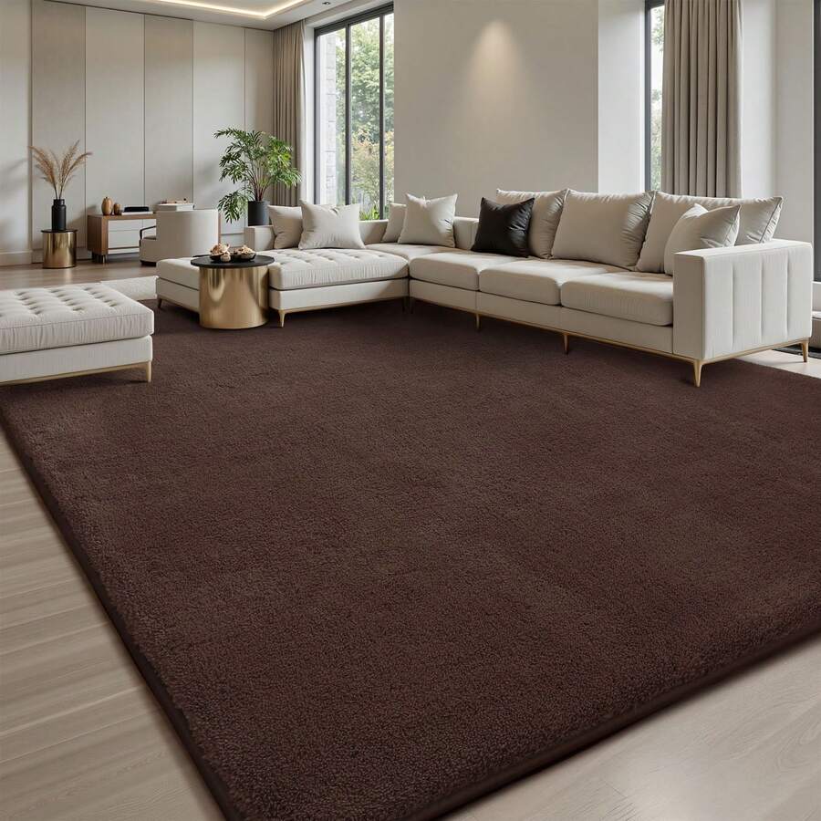 EDIMENS Matta vardagsrum 200x300, tvättbar matta beige, kortluggad fluffig halkfri matta barnrum matta, fluffiga moderna mattor matta mattor för sovrum