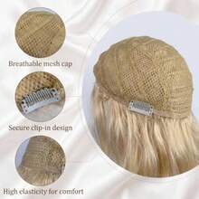 ASTYLER Long Blonde Rapunzel Wigs For - Princess Girl Costume Cosplay Fairytale Ball Braid Wigs For Halloween Christmas Party Hair - Blonde - View 4