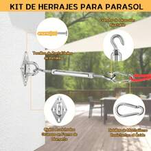 Shade Sail Hardware - Multicolor - View 4