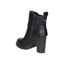 REFRESH | Women's Refresh Heeled Boots – Stylish Black Boots With Buckle Detail – Side Zipper Boots – High Heel With Platform – Model 176062 - 黑色 - 查看 5