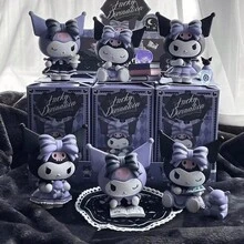 Kotak Hadiah Seri Kuromi Sanrio, Boneka Kantor Buatan Tangan, Dekorasi Meja, Hadiah untuk Anak Perempuan, Cocok untuk Festival, Kotak Hadiah Misteri Natal - MultiWarna - View 3