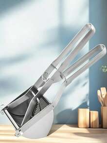 هراسة بطاطس قطعة واحدة، تصميم ضغط موفر للجهد. فلاتر متعددة الثقوب تنتج طعام مهروس ناعم. مقبض مريح الإمساك، سهل التفكيك والتنظيف، مناسب لصنع هريس الفاكهة. - متعدد الألوان - مشاهدة 8