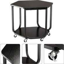 Pedestal Tables - Black - View 3