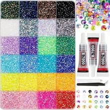 15/24/40 Colors 4mm Multicolor Flat Back Resin Rhinestones, Round Loose Handmade Gemstones, Suitable For Nail Art, Phone Case Decoration, Jewelry Making, Scrapbooking, Card Making And Resin Art, Mixed Color DIY Handmade Craft Projects - 4mm - View 13