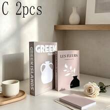 Minimalist Fresh Faux Book Inspirational Healing Decorative Books For Living Room Bedroom Desktop Display, Suitable For Club Villa Clothing Store Homestay Soft Decor, 2/3pcs - Decor Book - View 14