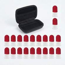 20pcs Famicom Gaming Finger Sleeves Gloves For Mobile Games Or Games For Touch Screen Devices Gaming Finger Protector, Sweat-Proof And Breathable, Smooth Gliding, Lightweight And Comfortable, Designed To Enhance Players' Gaming Experience Game Finger Cover, With Storage Bag - Multicolor - View 11